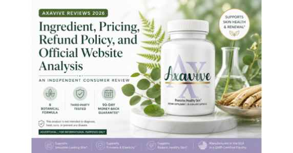 What is Axavive showing an overview of its ingredients based skin support formula